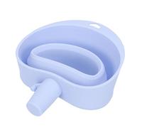 TOPINCN Entonnoir en Silicone Pliable pour Farine, Verseur Anti-colmatage Facile pour Sucre œufs Cuisson Sécurisée, Grand Diamètre Accessoire de Mixeur (BLUE)