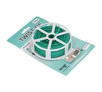 TOPINCN Fil de Support pour Plantes à Attaches Torsadées, Ficelle Flexible et Durable de 100 M pour L'horticulture de Jardin et la Disposition des Plantes, Gaine en Plastique Souple, Légère