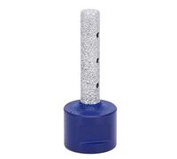 TOPINCN Fraise Brasée à Mèche Sèche en Diamant avec Finition Polie pour Agrandir les Trous dans la Pierre 10 Mm 15 Mm 20 25 (10 cm)