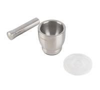 TOPINCN Hachoir à Ail Manuel 304 Acier Inoxydable Durable Broyeur
