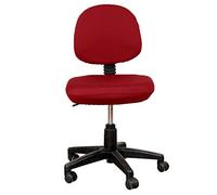 TOPINCN Housses de Chaise D'ordinateur de Bureau, Housse de Siège Extensible Fendue Universelle pour Chaise Pivotante Rotative 2 Pièces, Housse de Dossier de Chaise de Bureau Housse de (Rouge)