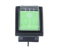 TOPINCN Interrupteur à Bascule étanche, Facile à Remplacer, Bouton Vert Pratique et Pratique pour Divers Appareils électriques