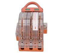 TOPINCN Interrupteur à Couteau de Déconnexion à 3 Pôles, Interrupteur de sécurité électrique Durable pour Usage Industriel, Matériau en Résine et Cuivre, 1 unité