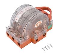 TOPINCN Interrupteur de Déconnexion de sécurité à Couteau, Conception Pratique à 3 Pôles pour les Applications AC380V, adapté aux Circuits Industriels, 1 unité