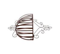 TOPINCN Iron Wall Baskets Metal Wall Mounted Planter Iron Flower Basket