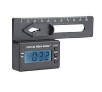 TOPINCN Jauge de Pas Numérique LCD électronique pour Modèle D'hélicoptère RC, Mini Outil de Mesure Portable Léger de Haute Précision pour Lames de 200 à 800 Mm
