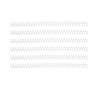 TOPINCN Jeu de Bobines de Reliure en Spirale, 20 Pièces, en Plastique Durable avec un Diamètre Intérieur de 13mm, pour Bureau, Salle de euilles de Grande capacité (Transparent)