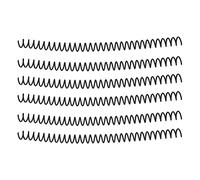 TOPINCN Jeu de Bobines de Reliure en Spirale, 20 Pièces, en Plastique Durable avec un Diamètre Intérieur de 13mm, pour Bureau, Salle de euilles de Grande capacité (BLACK)