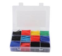 TOPINCN Kit de 750 Gaines Thermorétractables, Ensemble de Manchons de Câble électrique de Haute qualité pour les Amateurs et les Professionnels du Bricolage, Matériau PE, Plusieurs Tailles et Couleurs