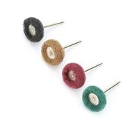 TOPINCN Kit de Brosses Abrasives de 25 Mm de Haute qualité avec une Bonne Résistance à L'usure pour L'assortiment D'outils électriques - Idéal pour les Projets de Rénovation - Diamètre de Tige 3,0 Mm
