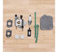 TOPINCN Kit de Carburateur de Ventilateur de Remplacement, Ensemble Métallique de Haute qualité pour ZAMA C1Q-S68G BG45 BG55 BG65 BG85 1 unité