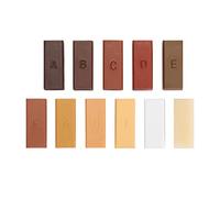 TOPINCN Kit de Réparation de Rayures avec Système de Cire, Ensemble de Plan de Travail pour Surfaces Stratifiées, Bricolage à Domicile (Uniquement consommable)
