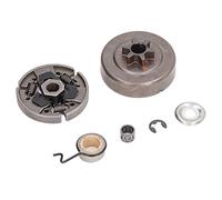 TOPINCN Kit D'embrayage de Tronçonneuse pour Stihl 017 018 021 | Acier allié durable, installation facile, ajustement parfait pour les tronçonneuses Stihl, pas 3/8 LP
