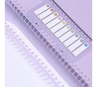 TOPINCN KW-trio Lot de 10 Anneaux et Peignes de Reliure en Plastique pour Carnet de Notes en Papier - Reliure à 30 Trous, capacité de 85 Feuilles, Parfait pour les Fournitures de Papeterie A4 A5 A6