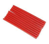 TOPINCN Lot de 10 Bâtons de Colle Thermofusible, 7 X 150 Mm, Bâtons de Colle Thermofusible Colorés, Adhésif de Bricolage pour Petit Pistolet électrique 20 W.(Rouge)