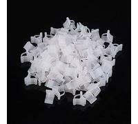 TOPINCN Lot de 100 Pinces de greffage en Plastique pour Plantes grimpantes légumes tomates Fruits Branches d'arbre Mini Outils de Jardinage