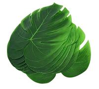 TOPINCN Lot De 12 Feuilles Artificielles Pour Décoration De Table De Mariage Vert