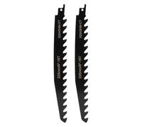 TOPINCN Lot de 2 Lames de Scie Alternative en Carbure cémenté de Haute Précision pour L'élagage et la Rénovation - Excellent pour Couper les Briques Rouges et le calcaire. (9 pouces)