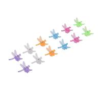 TOPINCN Lot de 30 Pinces à Plantes Libellules en Plastique pour Plantes Grimpantes D'intérieur avec Structure Robuste pour Treillis de Jardin (Multicolore)
