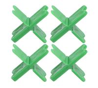 TOPINCN Lot de 4 Entretoises de Terrasse en ABS, 4 épaisseurs, 1/16, 1/8, 3/16, / Pouces, Entretoises pour Planches de Terrasse avec étiquettes Transparentes et Alignement des Vis pour