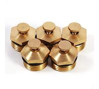 TOPINCN Lot de 5 Buses de Brumisation, Buse D'atomisation Centrifuge Réglable en Laiton 1/2