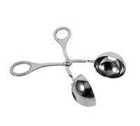 TOPINCN Machine à Boulettes de Viande de Haute qualité, Boule en Acier Inoxydable pour Cuire des Boulettes de Viande et des Boules de Melon Parfaites, 1,77 Pouces