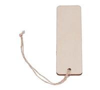 TOPINCN Marque-pages en Bois Artisanaux, 50 Pièces pour Projets DIY | Finition brillante, bords arrondis, facile à personnaliser, idéal pour le dessin et le scrapbooking, parfait pour créer des