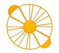 TOPINCN Marqueur de Portion de Gâteau -portion égale Facile à Utiliser pour les Fêtes D'anniversaire en Plastique de qualité Alimentaire 10/12 Pièces (Jaune 126g/4.4oz (280))