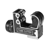TOPINCN Mini Coupe-tuyau Portable, Outil Réglable en Acier Inoxydable pour Tuyaux en Plastique, Cuivre, Laiton et Aluminium, 3-28mm