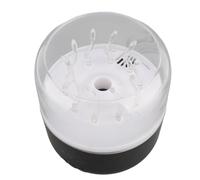 TOPINCN Mini Humidificateur à Brume Froide, 7 Couleurs Lumineuses, Minuterie 2-8H, 280ml Diffuseur D'arômes avec Arrêt Automatique for Maison Bureau Chambre (BLACK)