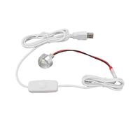 TOPINCN Mini Projecteur LED, Projecteur à intensité Variable alimenté par USB avec Mode de Lumière Respiratoire pour Vitrine de Bijoux D'armoire, Décoration Intérieure