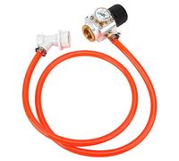 TOPINCN Mini Régulateur de Gaz CO2, Chargeur de CO2 Compact et Portable pour Fûts de Brassage Maison en Aluminium de Haute qualité avec Verrouillage à Bille