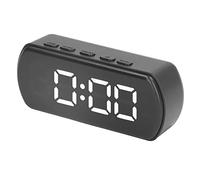 TOPINCN Mini Réveil Numérique Rétro-éclairage Intelligent avec Affichage de la Température et Fonction Snooze pour Enfants et Adultes (White)
