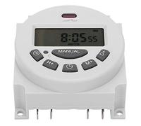 TOPINCN Minuterie Numérique CN101A 12V, Minuterie LCD de Haute Précision, Interrupteur de Commande pour Appareils électriques, Installation Simple