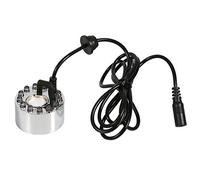TOPINCN Mist Maker, Atomiseur LED 24V 12 LED à Changement de Couleur à Ultrasons Brumisateur Fontaine d'eau Atomiseur D'étang Humidificateur d'air(#1)