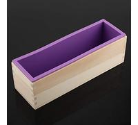 TOPINCN Moule Rectangulaire en Silicone pour Savon et Gâteau, 1200ML, pour Pudding au Chocolat et à la Gelée, Matériau de qualité Alimentaire