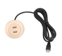 TOPINCN Multiprises Installation Encastrée Double Prise de Ports de USB, Prise de USB pour Usage Domestique Tasses à thé, Tasses Soucoupes Vaisselle (Or)