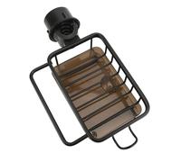 TOPINCN Organisateur de Robinet D'évier de Cuisine, Porte-éponge Multifonctionnel sur L'évier avec Bac D'égouttage, égouttoir Suspendu, Distributeur de Savon pour Bouteille D'éponge pour (Black)