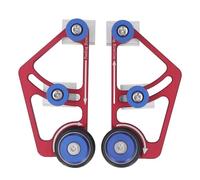 TOPINCN Outil Réglable D'alimentation à Rouleaux de Roulement pour le Travail du Bois pour Scies à Table Scies à Ruban avec Construction en Alliage D'aluminium 2 Unités