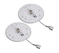 TOPINCN Panneaux de Module de Remplacement de Plafonnier LED 24W avec Conception de Rénovation Magnétique pour Chambre à Coucher, Salon, Cuisine, éclairage Blanc (Ronde)