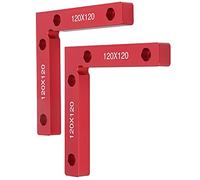 TOPINCN Pince à Angle Droit Durable en Alliage D'aluminium à 90 Degrés pour les Projets de Menuiserie 2 Pièces 120x120mm