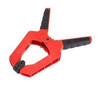TOPINCN Pinces à Ressort Robustes, Grands Clips de Toile de Fond Solides pour le Travail du Bois, 1 unité, Plastique D'ingénierie Rouge (4 pouces)