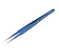 TOPINCN Pincettes de Précision en Alliage Ti, Style Pointu et incurvé pour le Soudage de Cartes Mères et la Réparation de Téléphones, 5,5 Pouces, Durables et Fiables (Bout pointu :,4 X 4, X 2,6