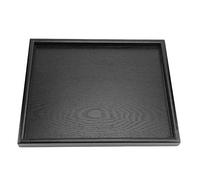 TOPINCN Plateau Bois Massif Forme Rectangle Thé Café Boissons Assiette Plat Snack Nourriture Repas Petit-déjeuner Restaurant Plateau Salle à Manger Vaisselle(30 * 24)