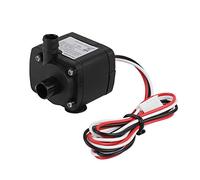 TOPINCN Pompe à Eau 12V DC, Grand Débit 300L/H, Haute Vitesse 1800 Tr/min, Refroidissement pour Systèmes Informatiques, Ingénierie Plastique