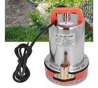 TOPINCN Pompe Solaire Submersible, Pompe à Eau Durable en Acier Inoxydable pour Projets Agricoles et Miniers 12V 300W