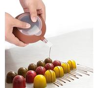 TOPINCN Pot à Macarons en Silicone, Moule de Cuisson Polyvalent pour Pâtisserie et Décoration de Gâteaux, 1 Pièce, Outil Résistant à la Chaleur pour Boulangers