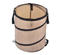 TOPINCN Poubelle à Feuilles Pliable, Taille 37,8 L | Matériau en tissu Oxford, idéal pour les cours, facile à transporter, conception renforcée