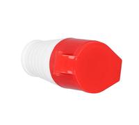 TOPINCN Prise D'aviation Connecteur Industriel 5 Broches IP44 étanche pour Brasseries et Chantiers Navals en Laiton Rouge 32A 240-415V (HR-225 (femelle)