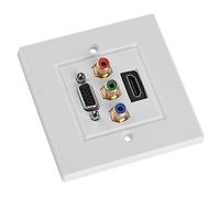 TOPINCN Prise de Panneau Multimédia VGA de Haute qualité pour Une Configuration -vidéo Pratique dans Les Bureaux ou Les Maisons